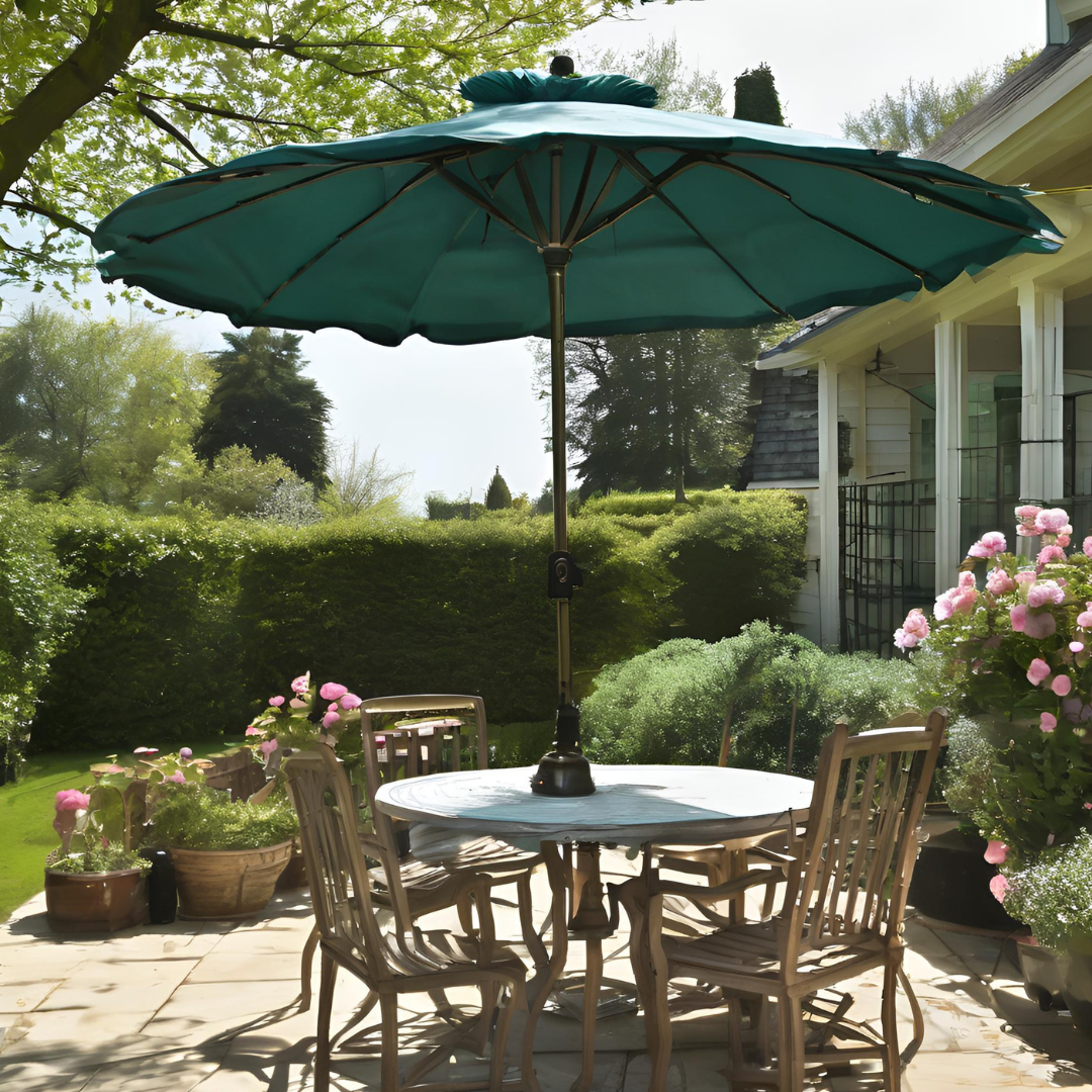 Garden 2.5M Green Parasol