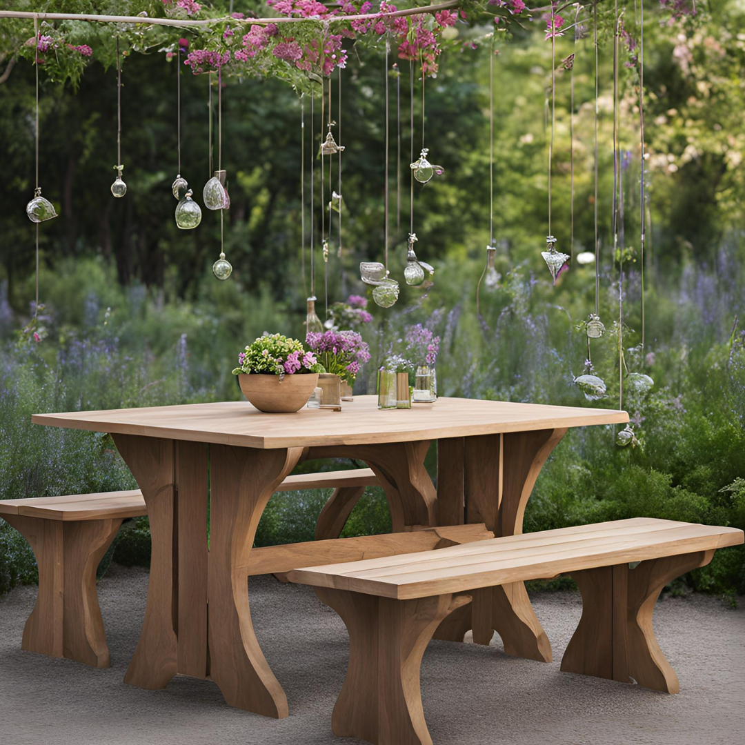 R.E Taylors Garden Bench Set