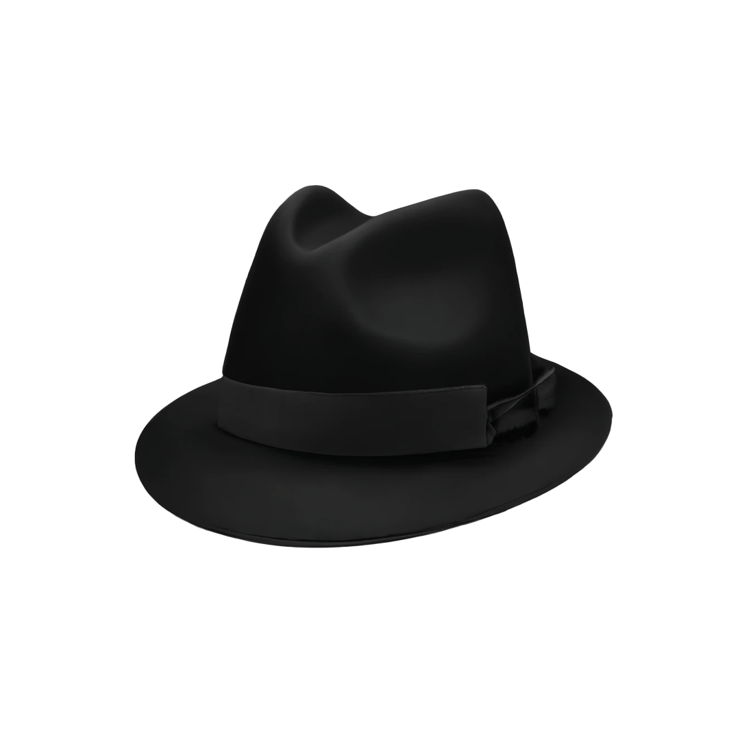 Sleek Noir Fedora Hat