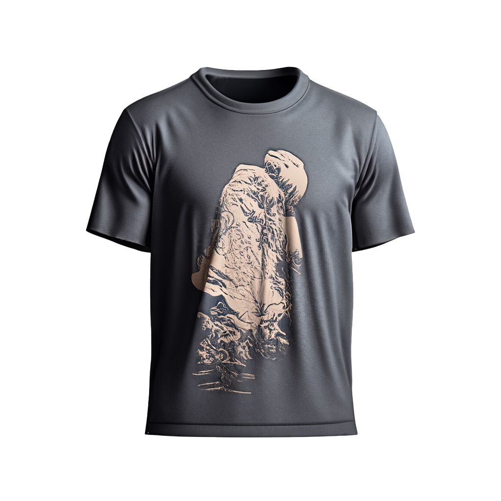 Standard Gray Print Tee