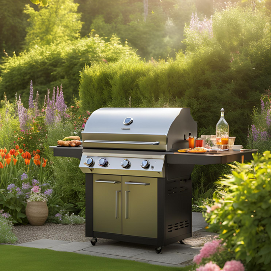 Rebew Gas BBQ 4 Burner