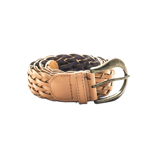 Casual Braided Brown Belt