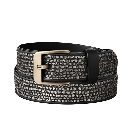 Midnight Mosaic Patterned Belt