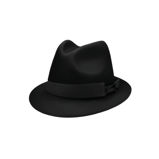 Sleek Noir Fedora Hat