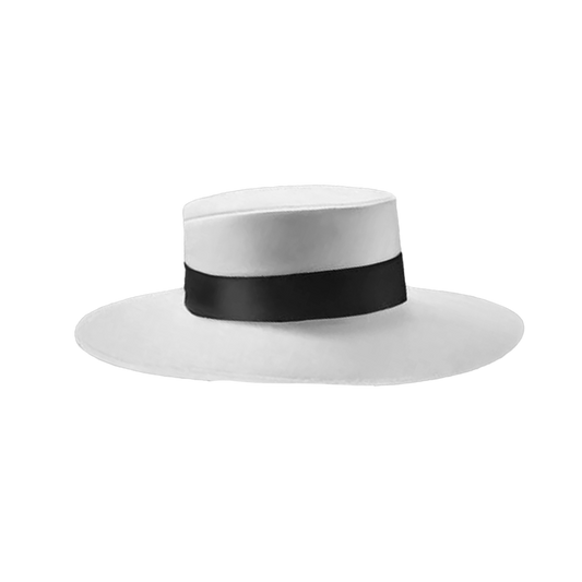 Coastal Breeze White Scuba Boater Hat