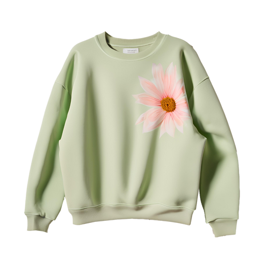 Daisy Green Floral Sweater