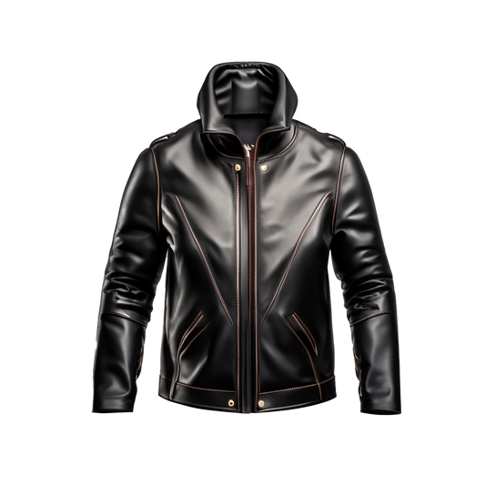 Leather Bomber Jacket