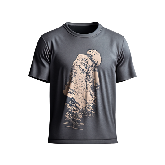 Standard Gray Print Tee