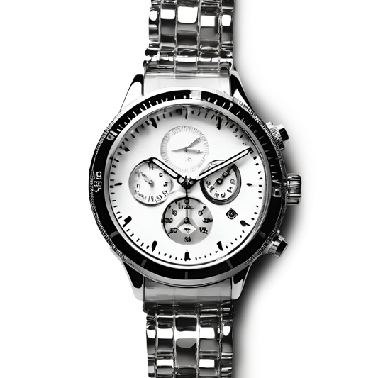 Urban Edge Men's Silver Mesh Bracelet Watch
