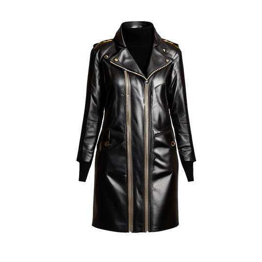 Luxe Leather Moto Jacket